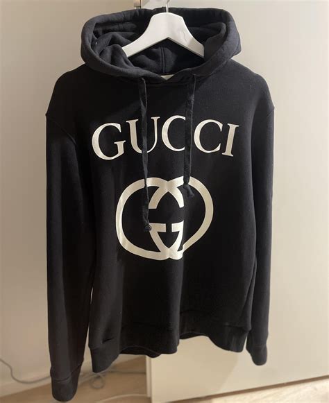 gucci logo hoodie white legit check|white gucci logo hoodie men.